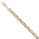 9ct Yellow Gold Fancy Bracelet 9"