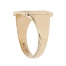 9ct Yellow Gold 0.05ct Diamond Signet Ring
