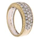 18ct Yellow Gold 1.00ct Brilliant Cut Diamond Fancy Ring
