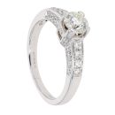 18ct White Gold 1.00ct Diamond Solitaire Ring