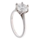 18ct White Gold 2.60ct Old Cut Diamond Solitaire Ring