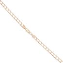 9ct Yellow Gold Square Curb Chain 18"