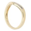 18ct Yellow Gold 0.25ct Diamond Wishbone Ring