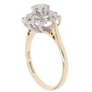 9ct Yellow Gold 0.60ct Brilliant Cut Diamond Cluster Ring