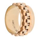 14ct Yellow, White And Rose Gold Fancy Ring