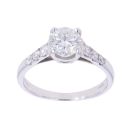 18ct White Gold 1.30ct Brilliant Cut Diamond Solitaire Ring