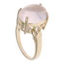 9ct Yellow Gold Moonstone Single Stone Ring