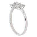 9ct White Gold 0.50ct Diamond Cluster Ring
