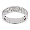 9ct White Gold Approx. 0.46ct Diamond Eternity Ring by Anya Belle