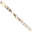 14ct Yellow Gold Patterned Anchor Chain 18"