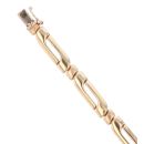 9ct Yellow Gold Fancy Bracelet 6.5"