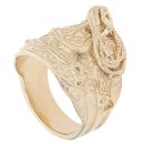 9ct Yellow Gold Saddle Ring