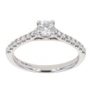 18ct White Gold 0.51ct Diamond Solitaire Ring