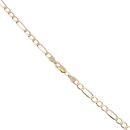 9ct Yellow Gold Figaro Chain 18"