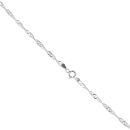 Silver Twist Chain 20" by Icesia