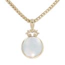 9ct Yellow Gold Multi-Gemstone Pendant And Chain 24"