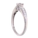 9ct White Gold Solitaire 0.40ct Diamond Ring