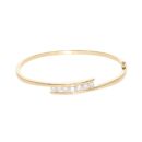 18ct Yellow Gold 1.15ct Brilliant Cut Diamond Bangle