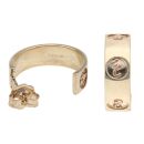 9ct Yellow Gold Insignia Clogau Hoop Earrings