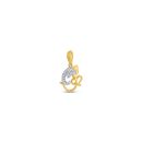 22ct Yellow Gold Divya Om-Ganesh Pendant
