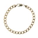 9ct Yellow Gold Curb Bracelet 8.5"