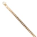 9ct Yellow Gold Curb Bracelet 9"