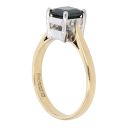 18ct Yellow Gold Sapphire Solitaire Ring