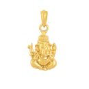 22ct Yellow Gold Lord Ganesh Pendant