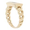 14ct Yellow Gold Monaco Classic Plain Signet Ring