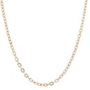 9ct Yellow Gold Textured Link Belcher Chain 18"