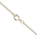 9ct Yellow Gold Curb Chain 16"