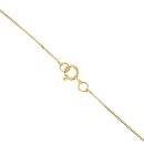9ct Yellow Gold Double Heart Pendant And 16" Chain