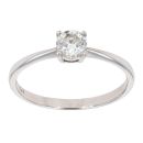 9ct White Gold 0.50ct Diamond Solitaire Ring