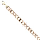 9ct Yellow Gold Curb Bracelet 9.5"