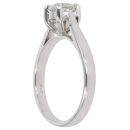 Platinum 0.77ct Brilliant Cut Diamond Solitaire Ring