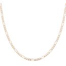 9ct Yellow Gold Figaro Chain 18"