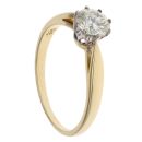 18ct Yellow Gold 1.00ct Tinted Diamond and Sapphire Ring