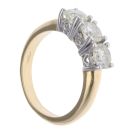 18ct Yellow Gold 1.87ct Brilliant Cut Diamond Trilogy Ring