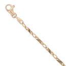 9ct Yellow Gold Fancy Bracelet 7"