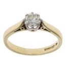 18ct Yellow Gold 0.50ct Brilliant Cut Diamond Solitaire Ring