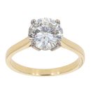 18ct Yellow Gold 2.30ct Diamond Solitaire Ring