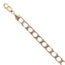 9ct Yellow Gold Curb Bracelet 8"
