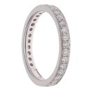 18ct White Gold 0.72ct Brilliant Cut Diamond Full Eternity Ring