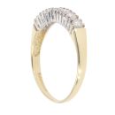 18ct Yellow Gold 0.50ct Diamond Half Eternity Ring