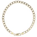 9ct Yellow Gold Curb Bracelet 7"