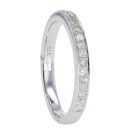 9ct White Gold 0.26ct Diamond Eternity Ring by Anya Belle