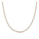 9ct Yellow Gold Curb Chain 18"
