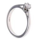 18ct White Gold 0.28ct Brilliant Cut Diamond Solitaire Ring