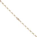 9ct Yellow Gold Oval Belcher Chain 20"