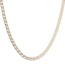 9ct Yellow Gold Double Curb Chain 18"